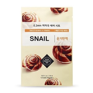 ETUDE HOUSE 0.2mm Therapy Air Mask [Snail]  超薄植物纖維面膜-蝸牛  20ml