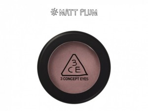 3 CONCEPT EYES ONE COLOR SHADOW –MATTA #MATT PLUM單色眼影
