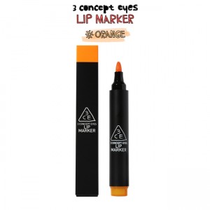 3 Concept Eyes Lip Marker 唇部水彩筆(#Orange)