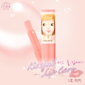 Etude House Kissful Lip Care 柔潤護唇膏 (#1 Peach)