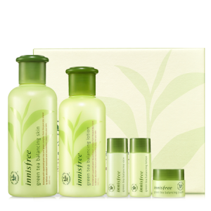 Innisfree Green Tea balancing box set綠茶平衡系列套裝